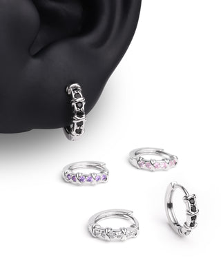 Charm Gems Hoop - OumoJewelry