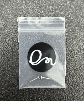 Internal Threaded Flat Back Post (Titanium) - OumoJewelry