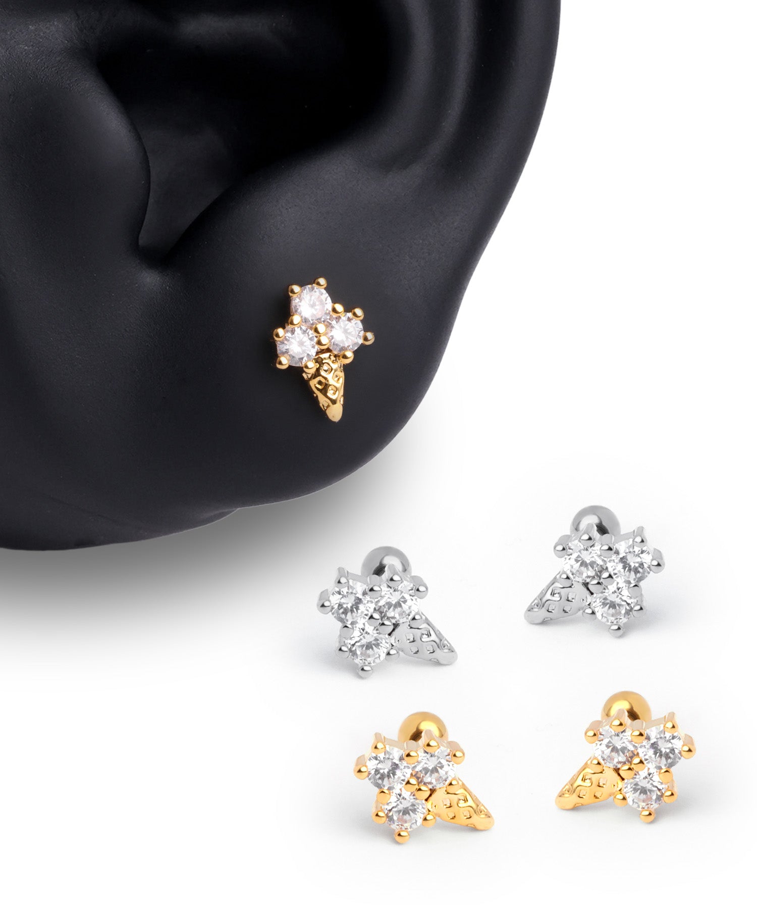 Ice Cream Stud - OumoJewelry