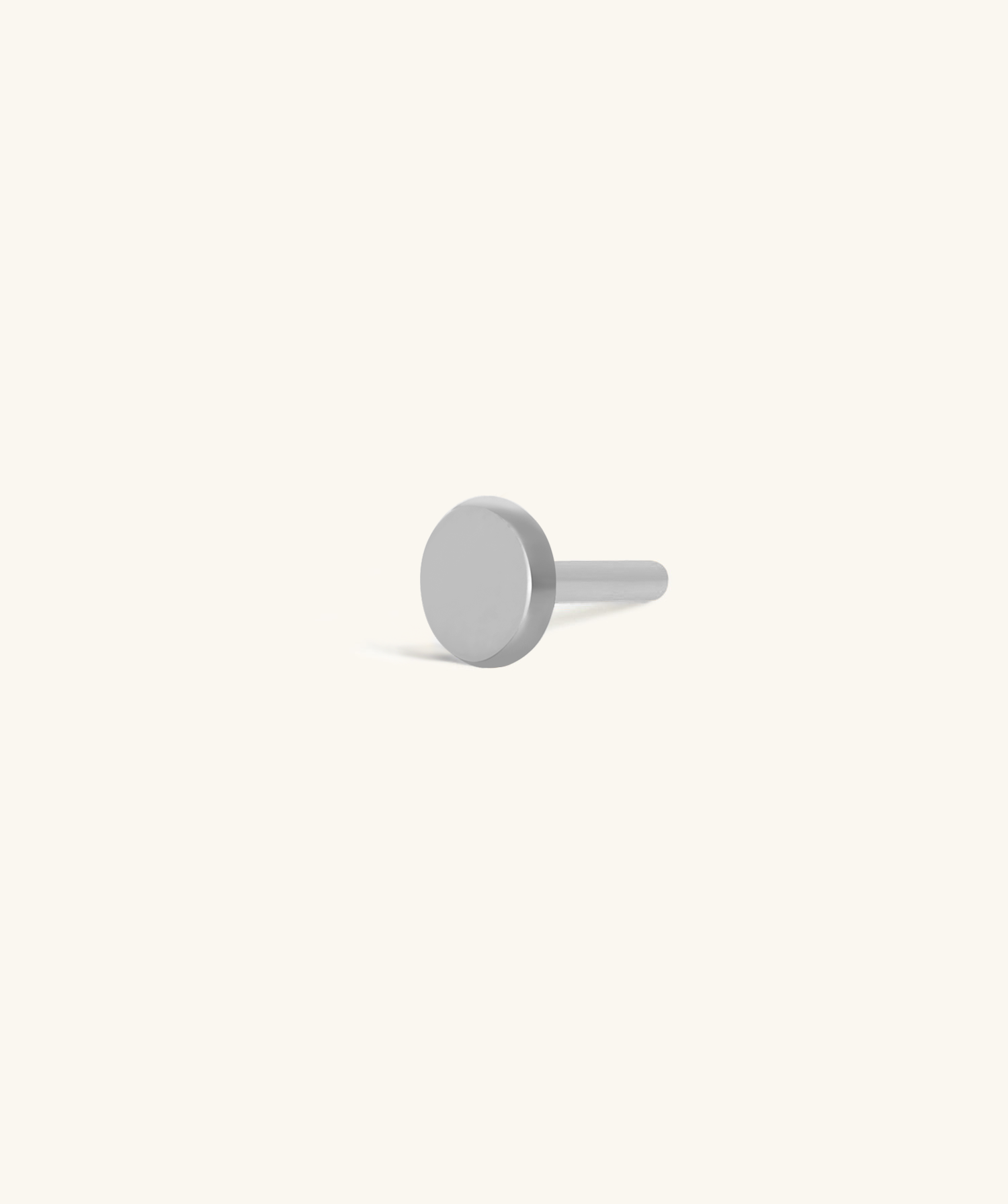 Internal Threaded Flat Back Post (Stainless Steel) - OumoJewelry