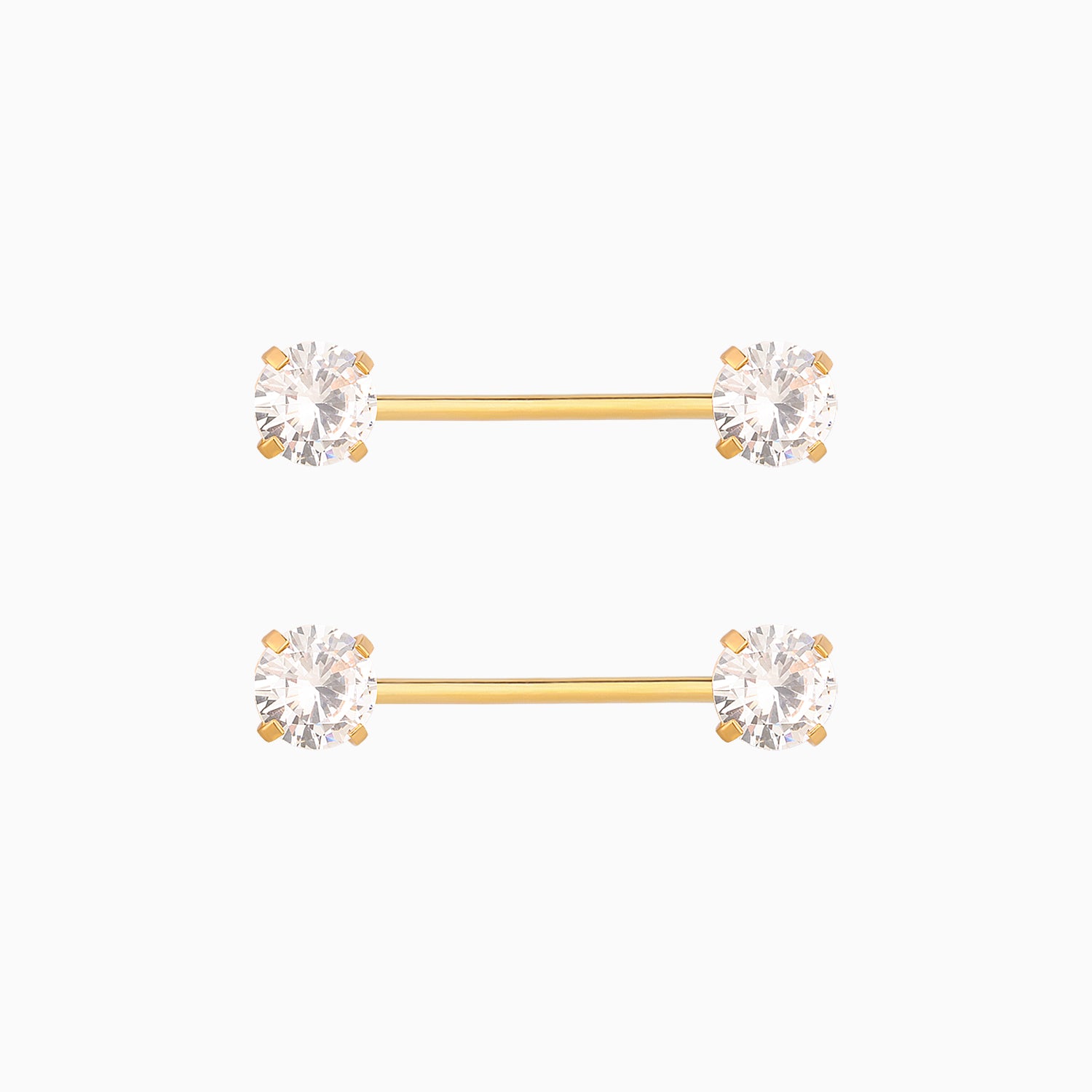 Basic Gem Nipples Ring - OhmoJewelry