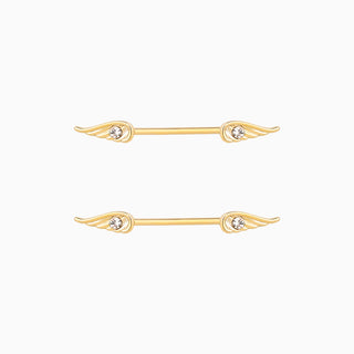 Wing Nipples Ring - OhmoJewelry