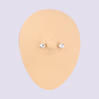 Basic Gem Nipples Ring - OhmoJewelry