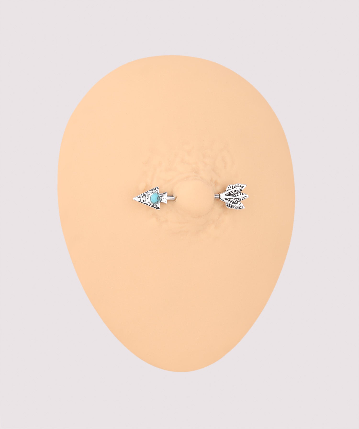 Turquoise Arrow Nipple Rings - OumoJewelry