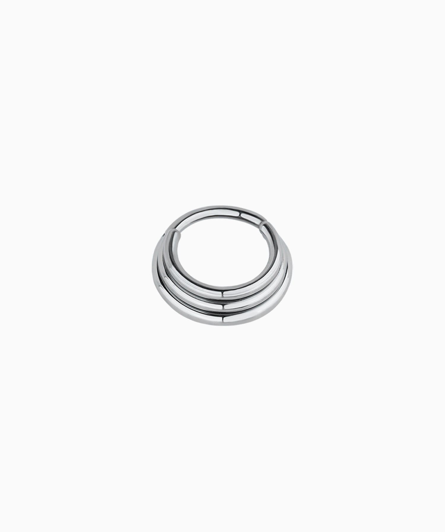 Titanium Basic Clicker Hoop - OumoJewelry