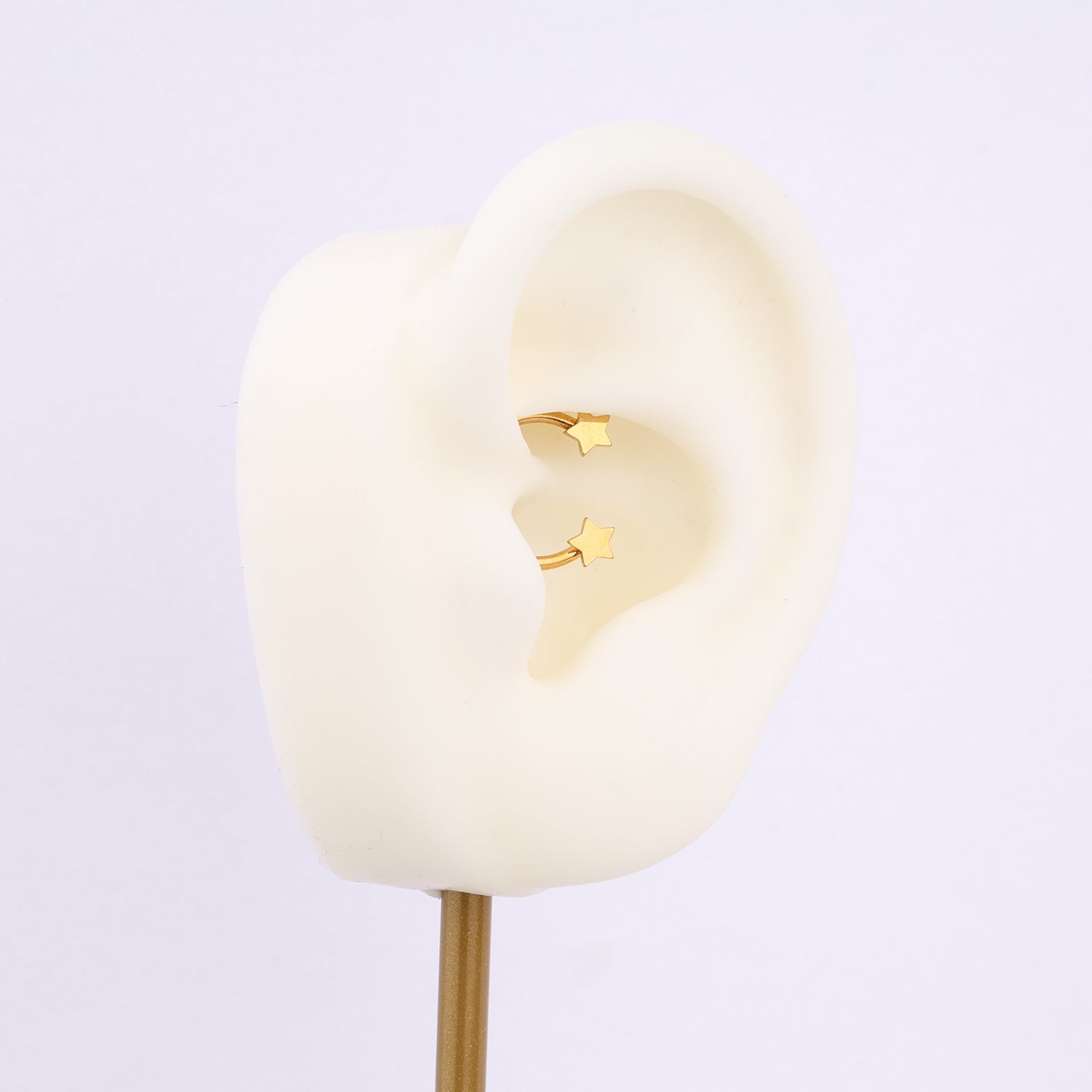 Star Nose Hoop - Stainless Steel - Upper Lobe, Septum, Daith - Oumo Jewelry