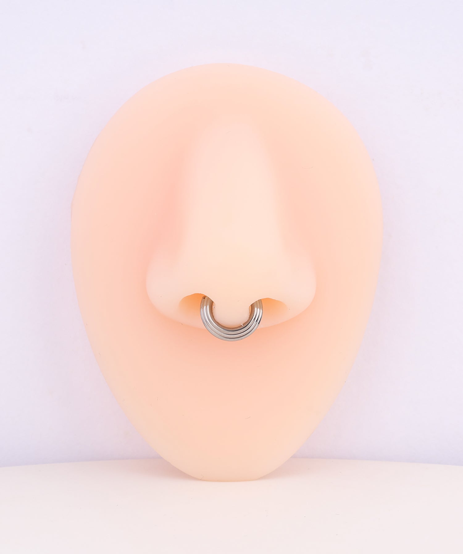 Titanium Basic Clicker Hoop - OumoJewelry