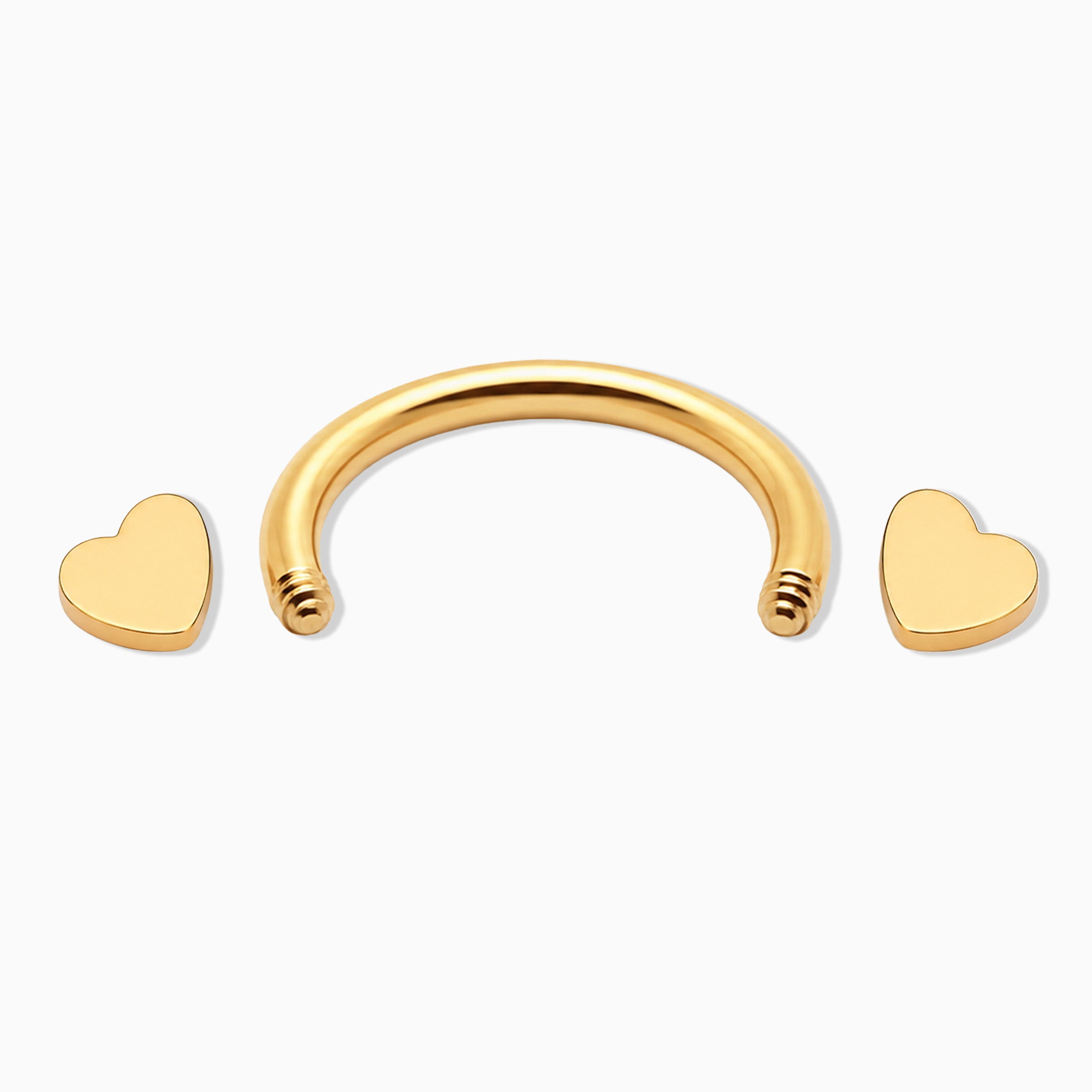 Heart Nose Hoop