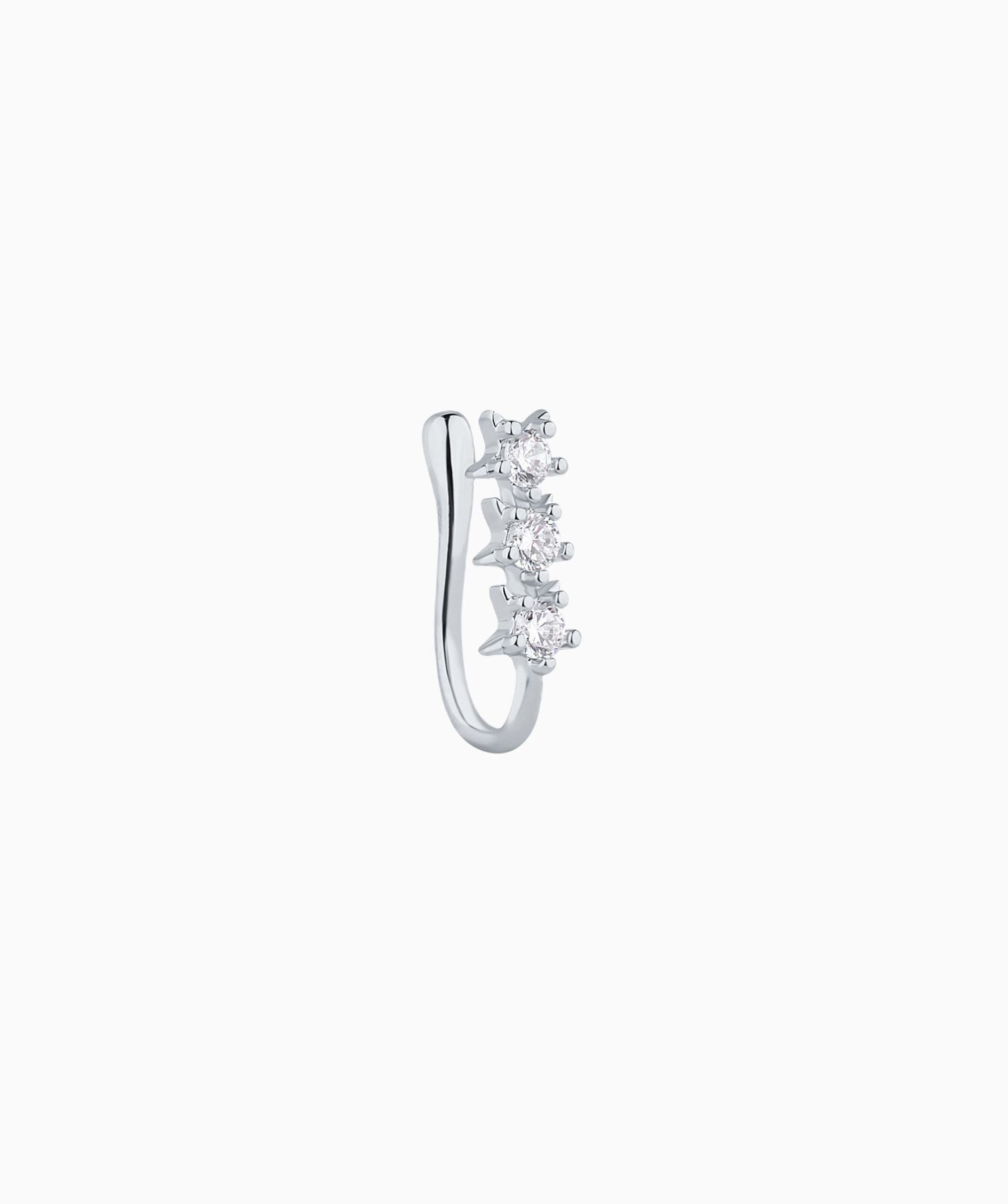 Star Glitter Nose Cuff - Brass - Oumo Jewelry