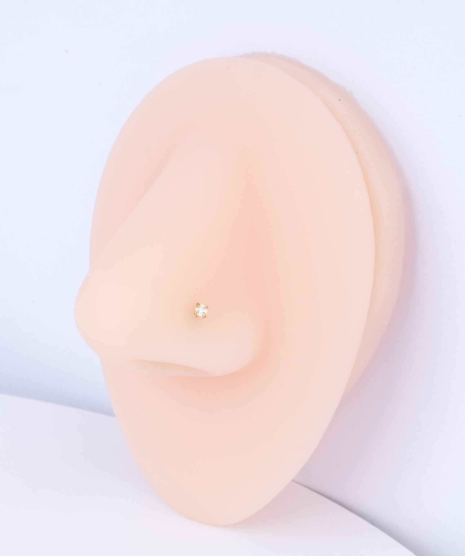 Basic Gemstone Nose Stud - OumoJewelry