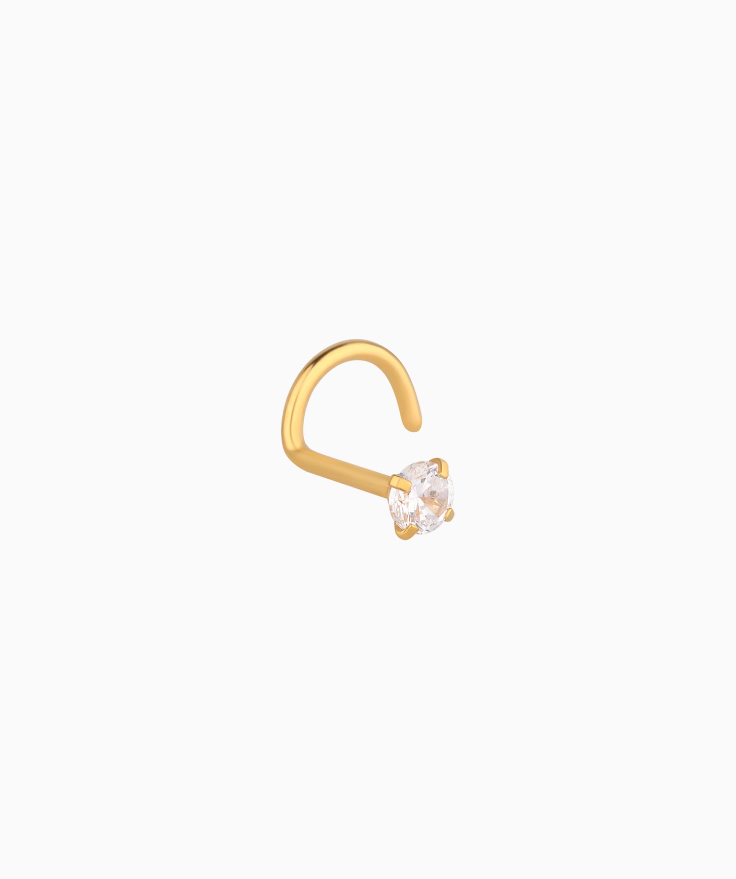 Basic Gemstone Nose Stud - OumoJewelry