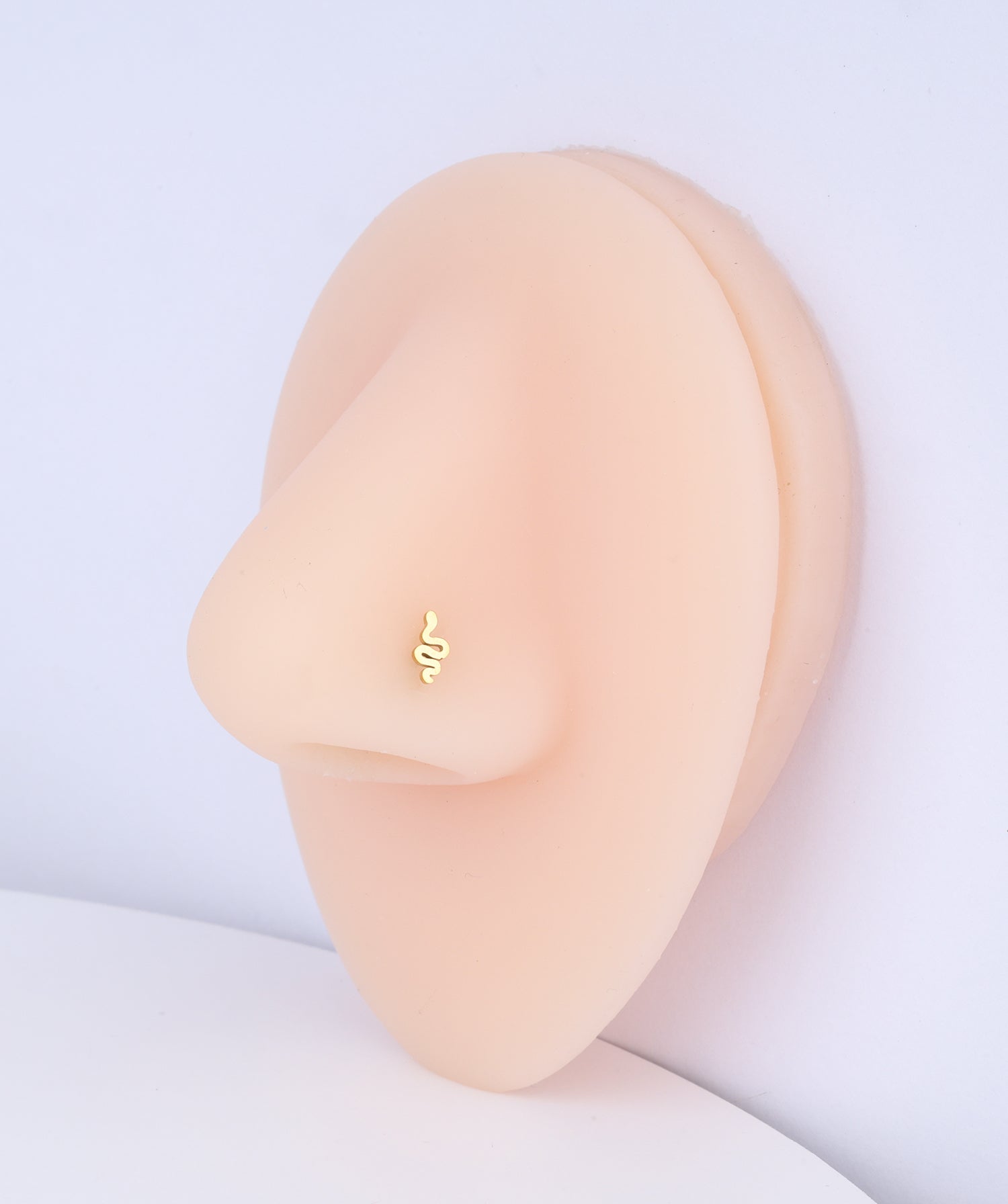 Simple Snake Nose Stud - OumoJewelry