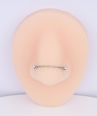 Cool Chain Nose Stud - OumoJewelry