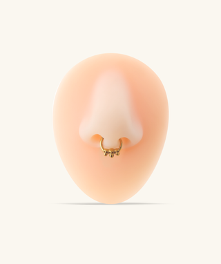 Skull Clicker Hoop - OumoJewelry