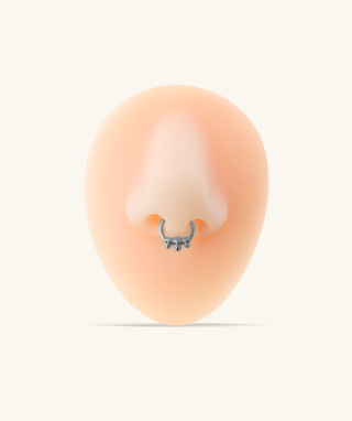 Skull Clicker Hoop - OumoJewelry