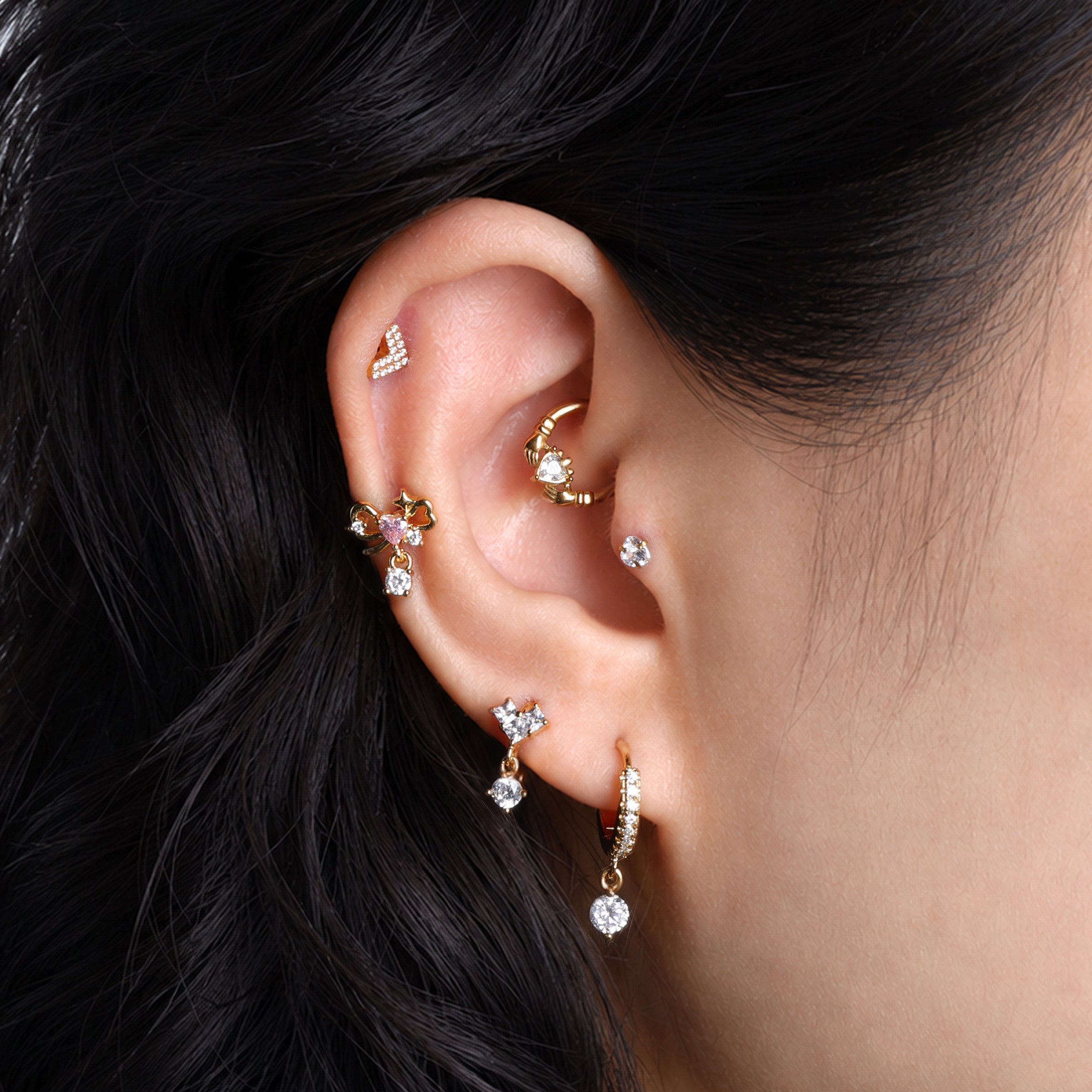 Gemstone Drop Earring