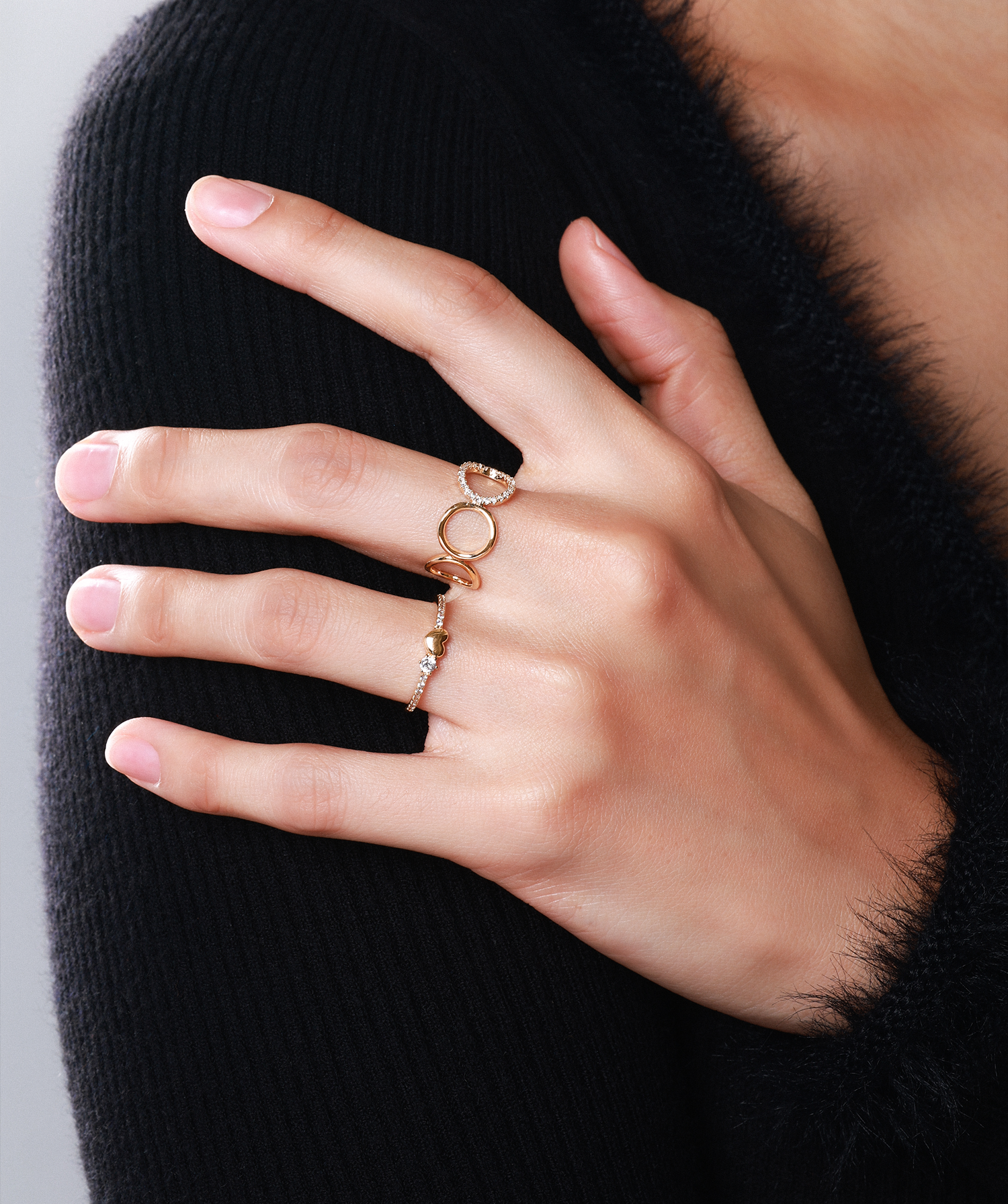 Orbit Ring - Brass - Oumo Jewelry
