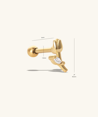 Rosie Stud - OumoJewelry