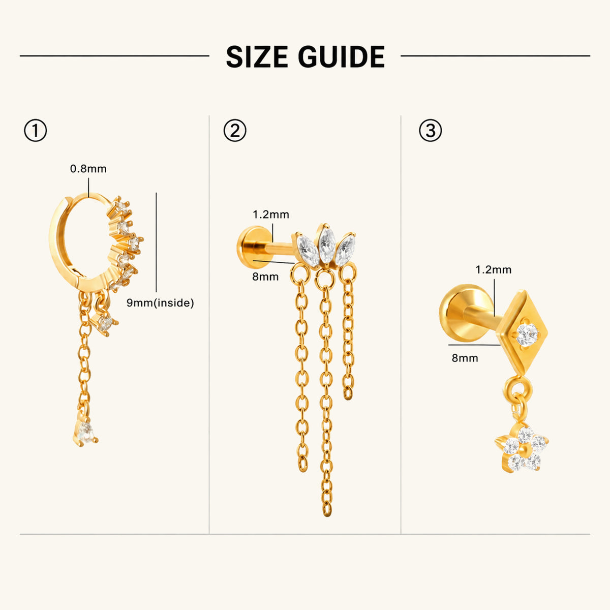 Raina Ear Stack Set