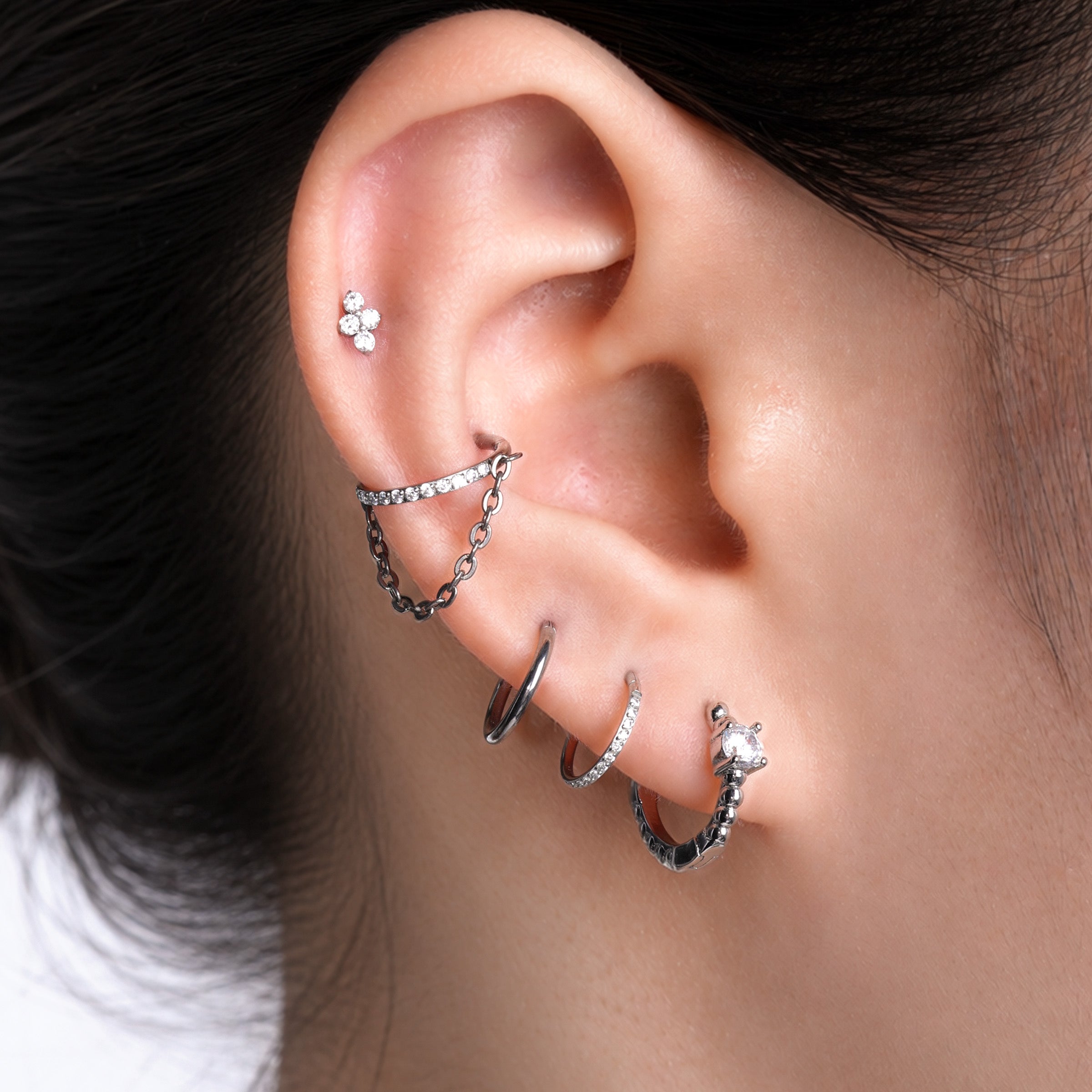 Titanium Nessa Clicker Hoop