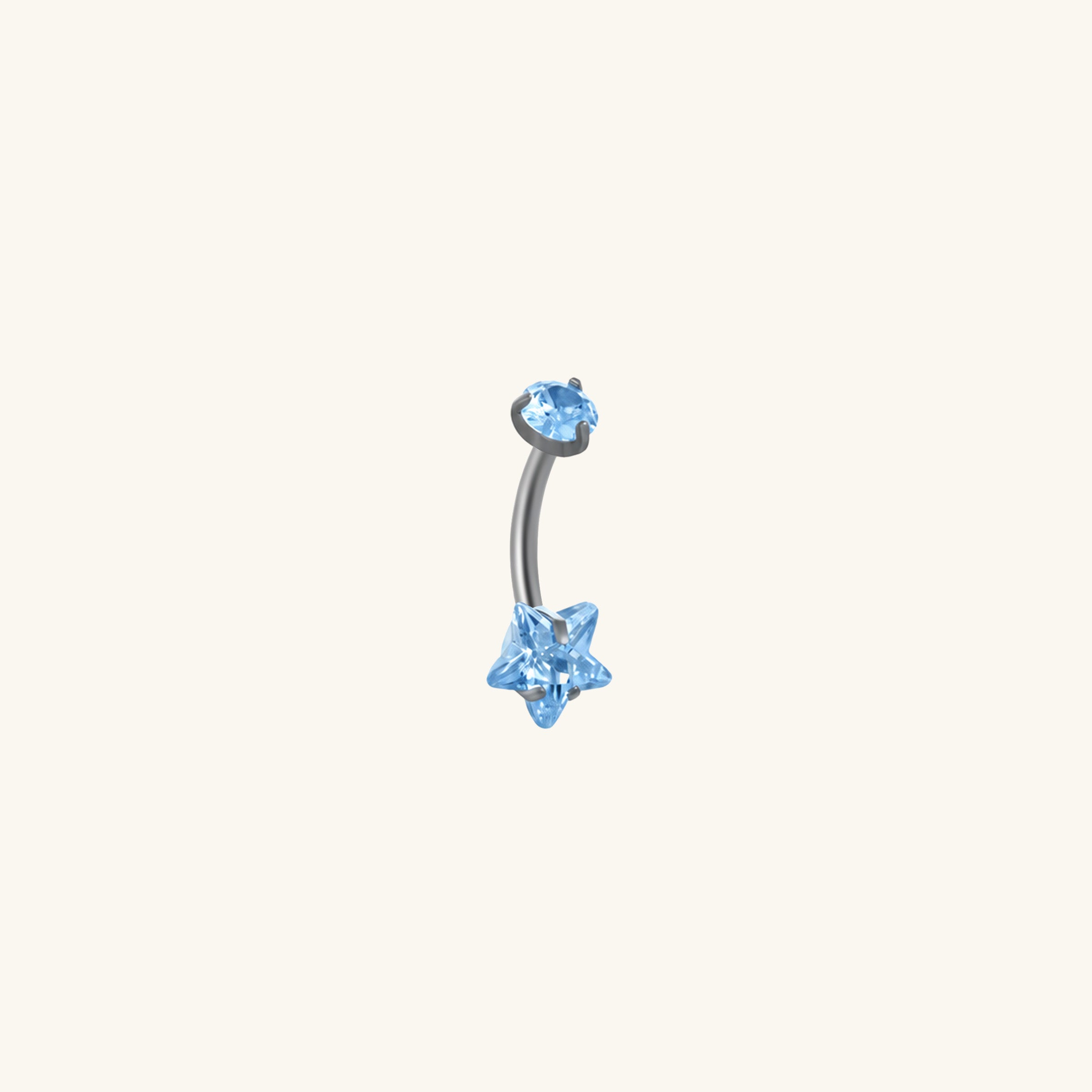 Titanium Elara Belly Ring