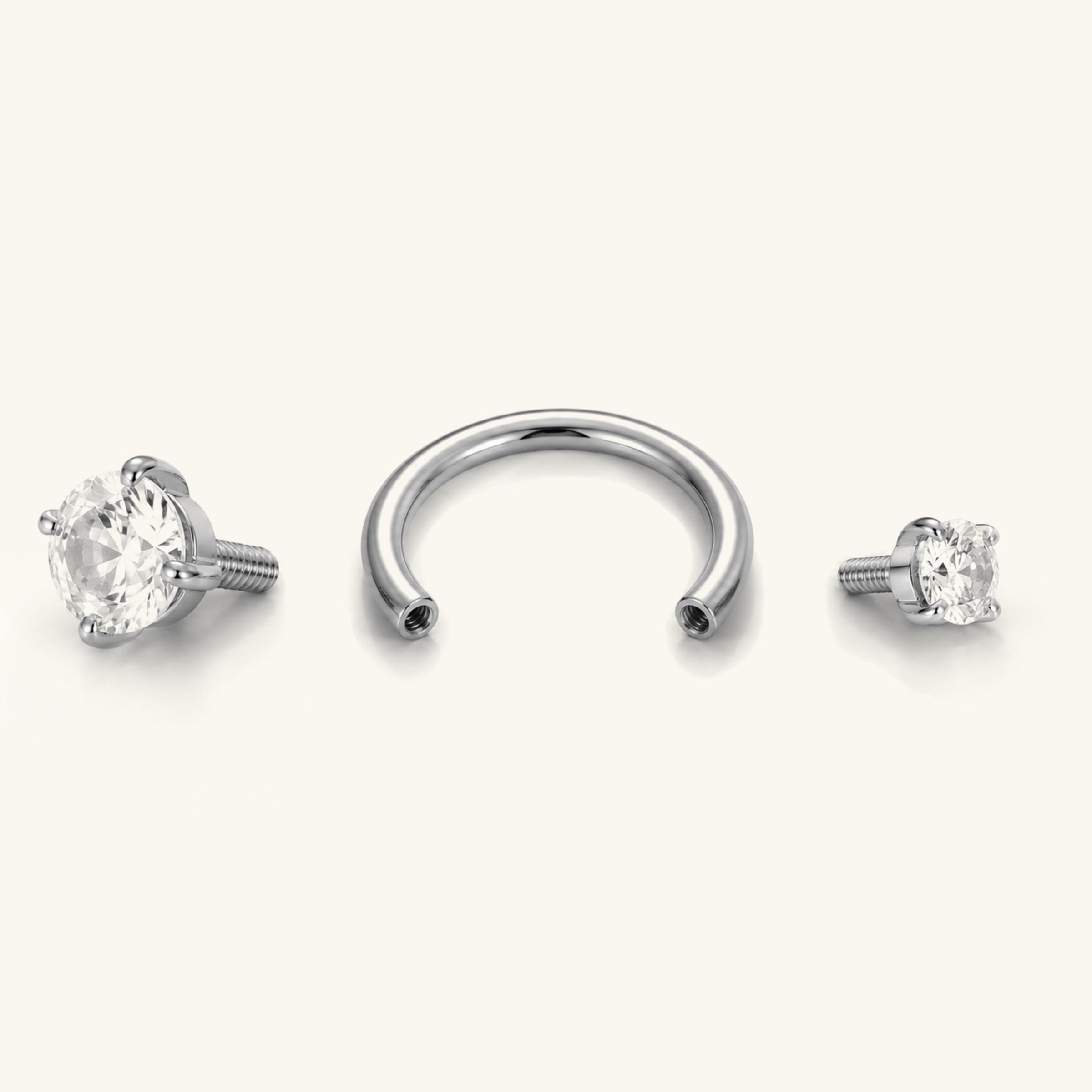 Sparkle Horseshoe Ring
