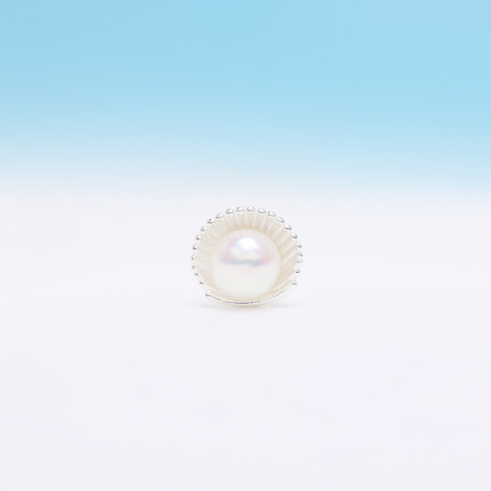 Pearl Shell Stud - OhmoJewelry