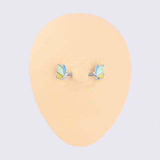 BR2401008 Butterfly Nipple Rings - OhmoJewelry
