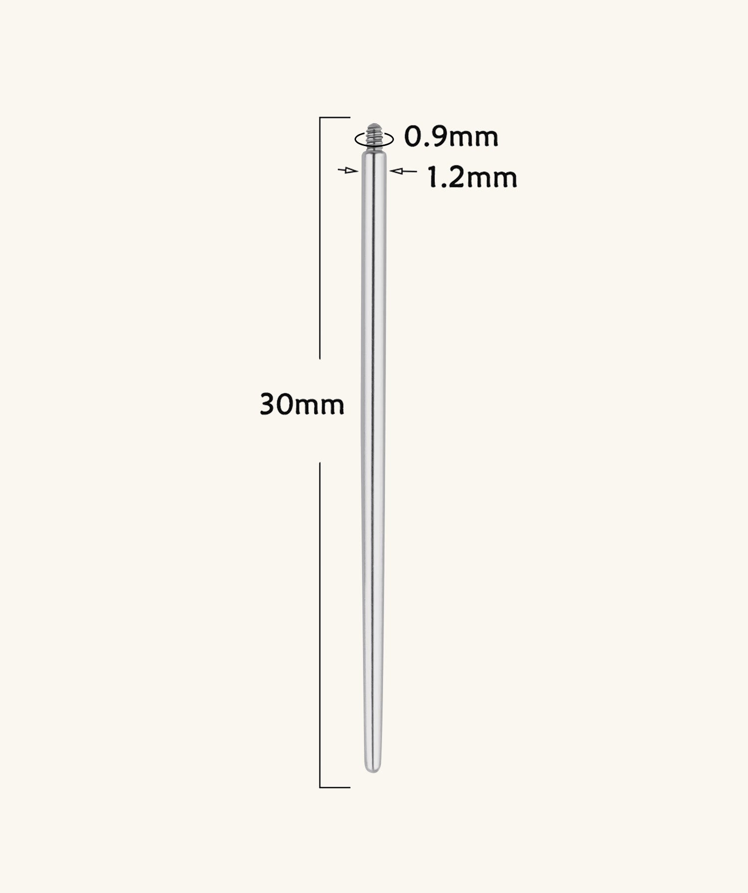 Internal Threaded Flat Back Applicator Tool - OumoJewelry
