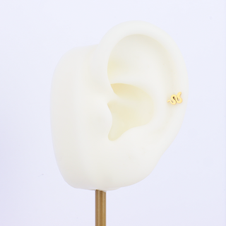 Lively Snake Stud - OhmoJewelry
