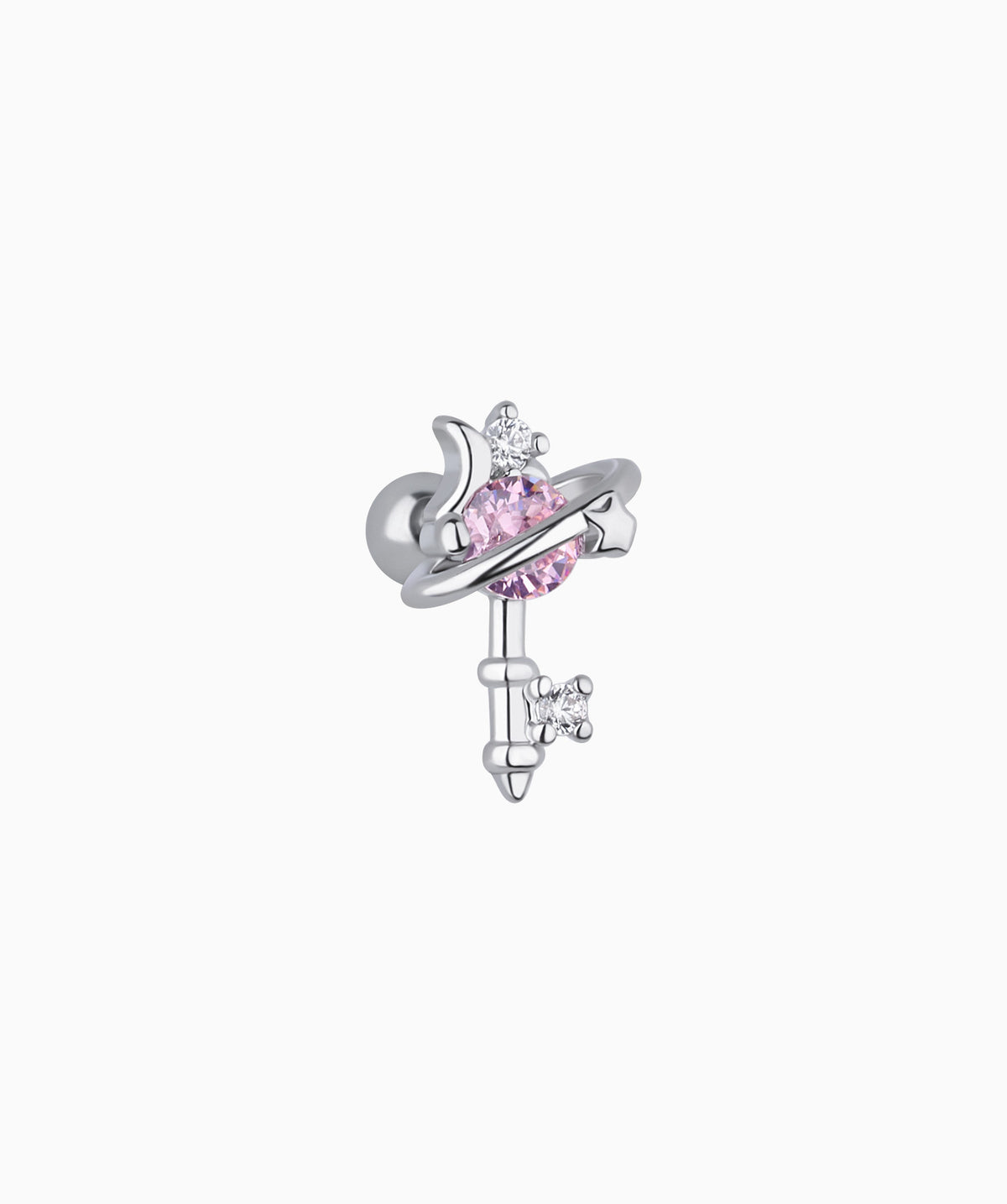 Dreamy Starry Sky Stud - Stainless Steel - Upper Lobe, Helix - Oumo Jewelry