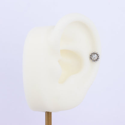 Sun Flower Stud - OhmoJewelry