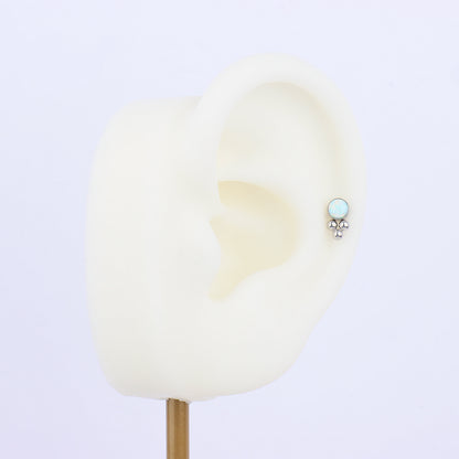 Psychedelic Opal Cool Stud - OhmoJewelry