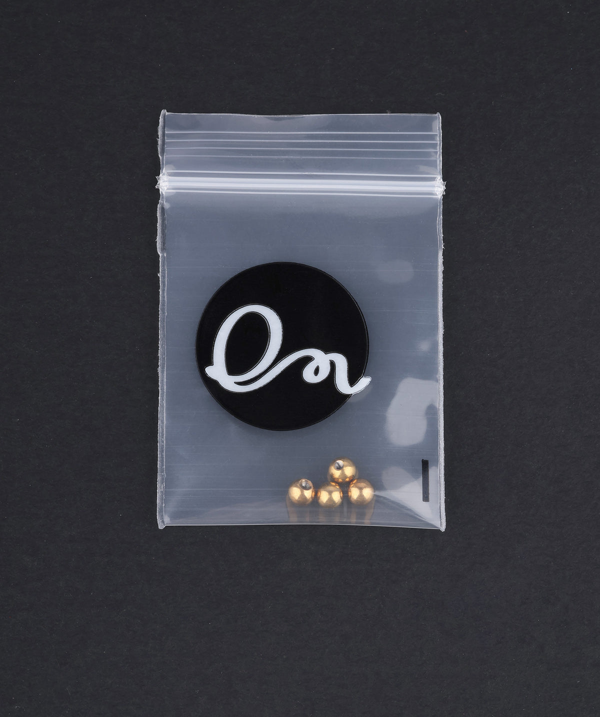Screw Ball Backing (external) - Oumo Jewelry