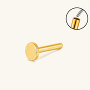 Threadless Flat Back Post (Titanium)