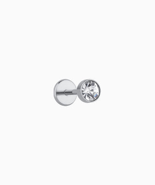 Basic Gem Flatback Stud - OumoJewelry