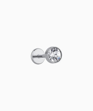 Basic Gem Flatback Stud - OumoJewelry