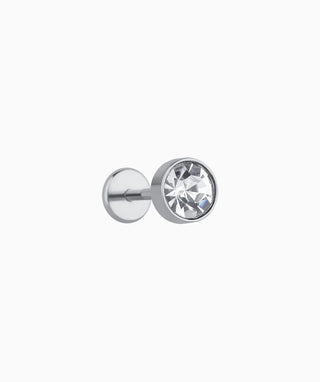Basic Gem Flatback Stud - OumoJewelry