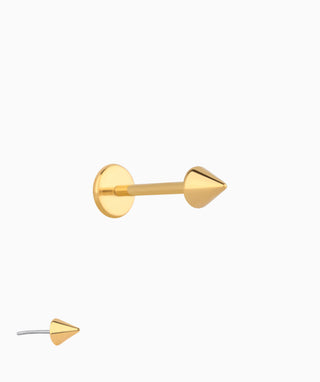 Cone Flatback Stud - OumoJewelry