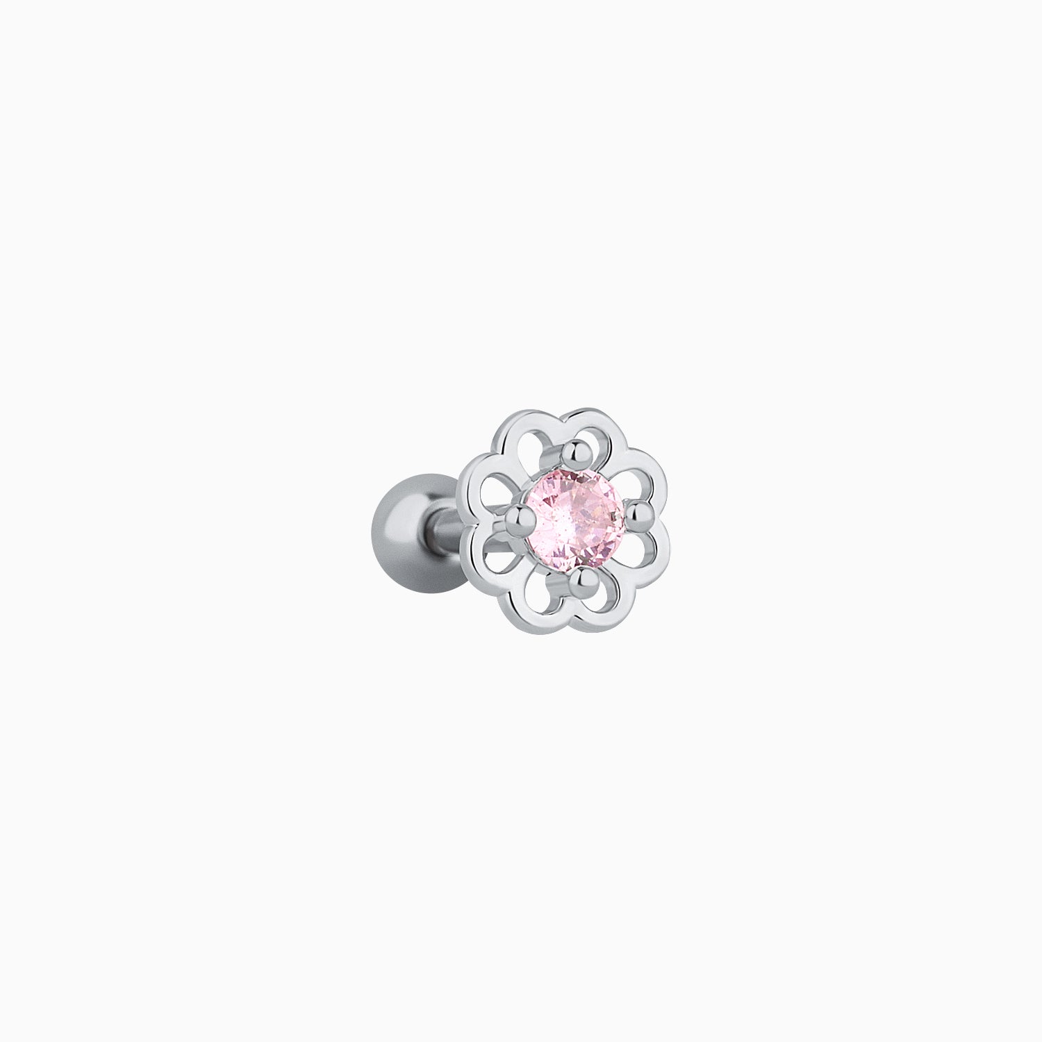 优化待上架 Hollow Flower Stud - OhmoJewelry