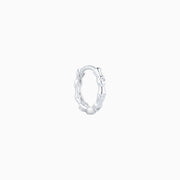 Bamboo Helix Hoop - Brass - Upper Lobe, Helix - Oumo Jewelry