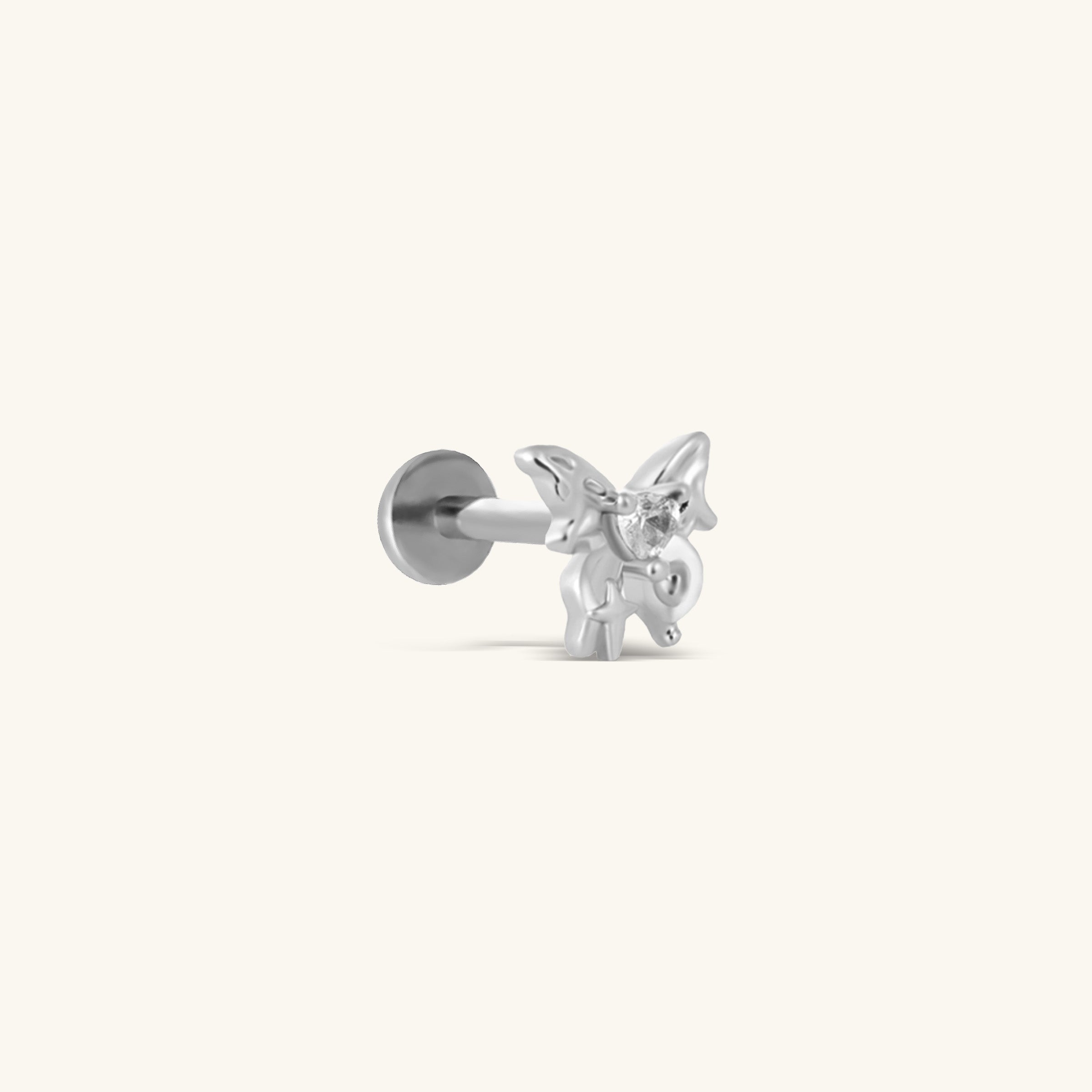 Loving Butterfly Flatback Stud