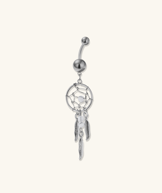 Dreamcatcher Drift Belly Ring - OumoJewelry