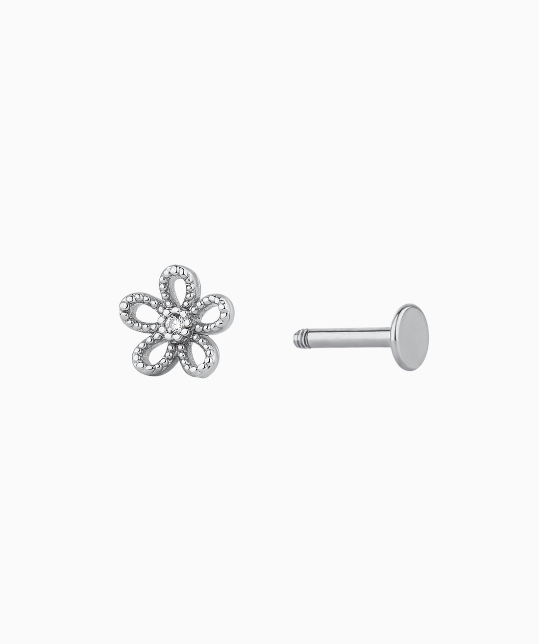 🌸Floral Flower Flatback Stud