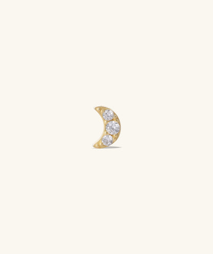 Moon Star Reversible Flatback Stud
