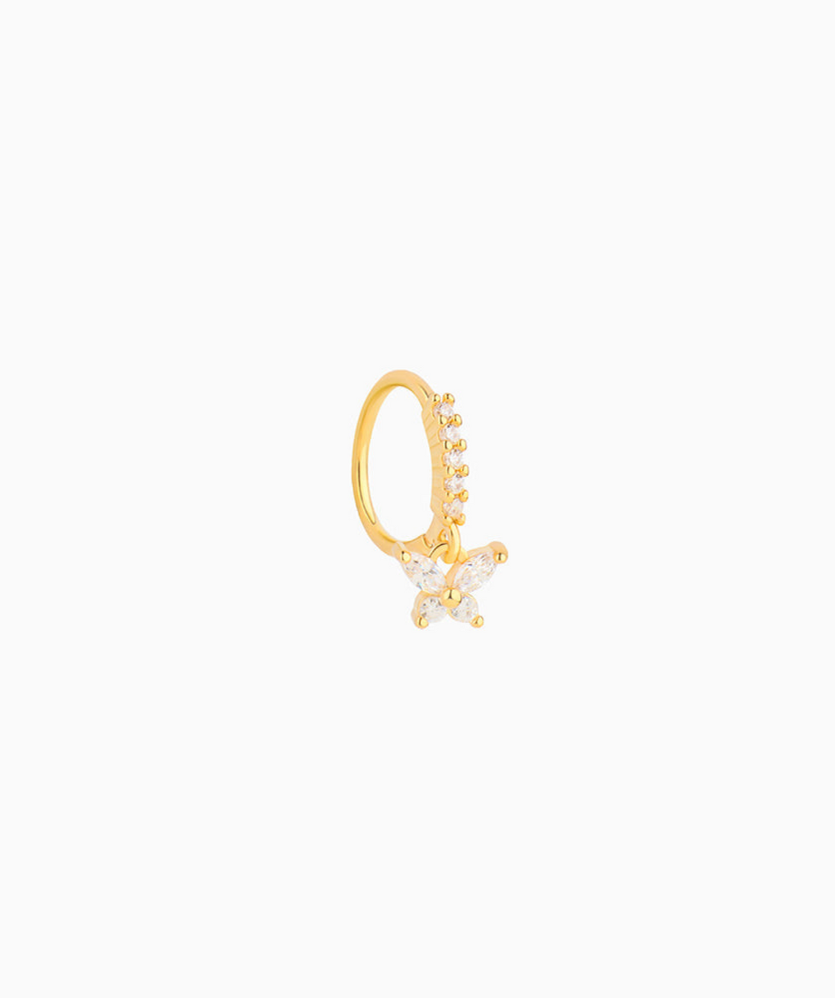 Butterfly Nose Hoop - Stainless Steel - Septum - Oumo Jewelry