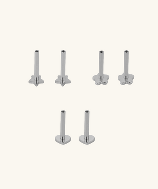 6 pcs Titanium Flatback Kit - OumoJewelry