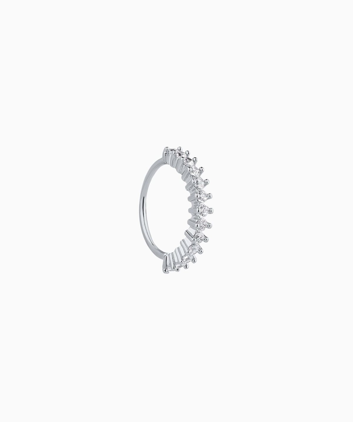 Exquisite Gemstone Seamless Ring - Brass - Septum - Oumo Jewelry