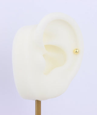 Basic Ball Flatback Stud - OumoJewelry