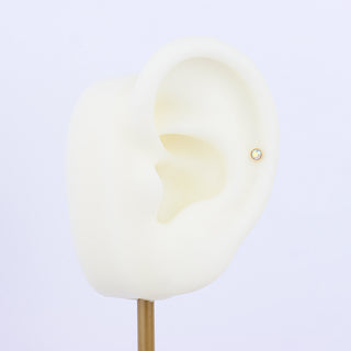 Colored Gem Basic Stud - OhmoJewelry